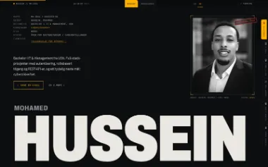 Skjermfangst av forsiden til devmyc.no