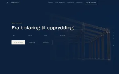 Skjermfangst av forsiden til hweider.no