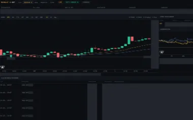 Skjermfangst av forsiden til Autonomt tradingsystem