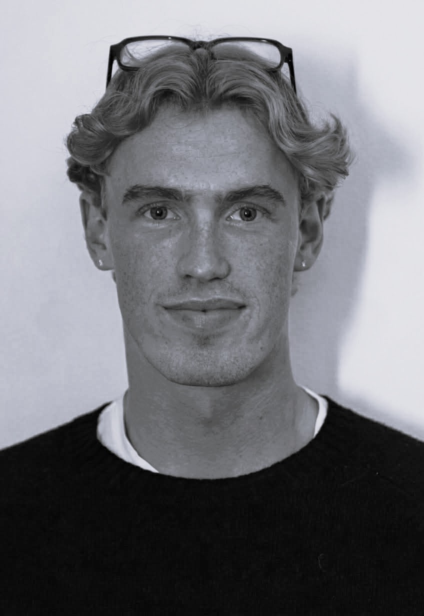 Svart-hvitt-portrett av Markus Westengen