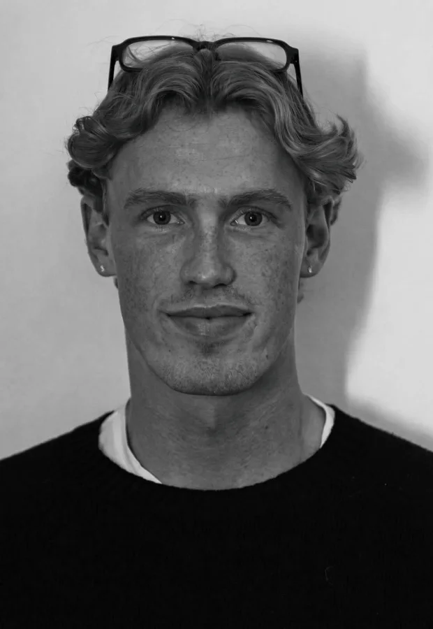 Svart-hvitt-portrett av Markus Westengen